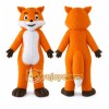Helmet Orange Fox Mascot Costumes