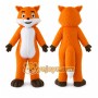 Helmet Orange Fox Mascot Costumes
