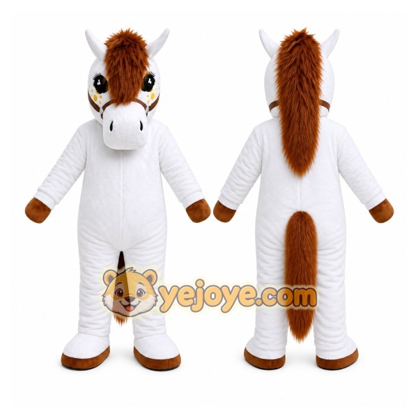Horse Mascot Costume Stallion
