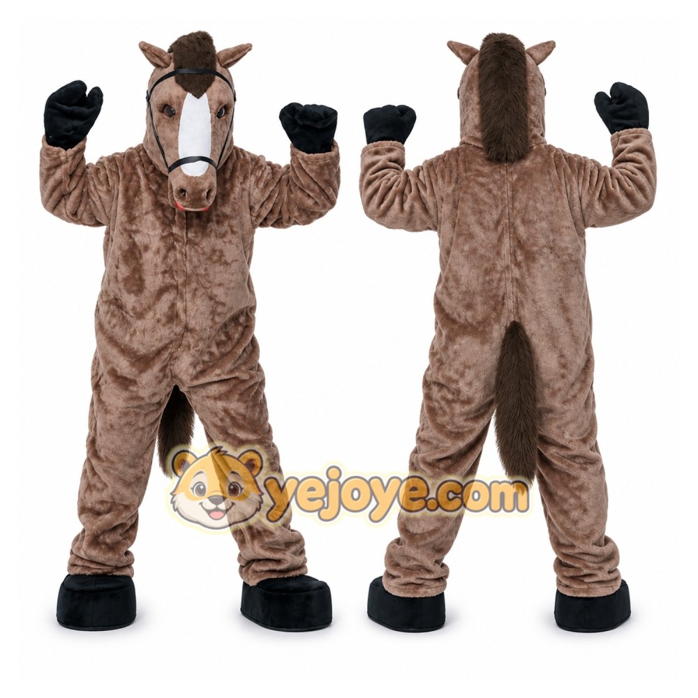 Horse Mustang Mascot Costume Horse Mustang Mascot Costume