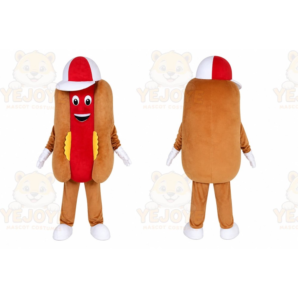 Hot Dog Food Mascot Costume Adult Halloween Costume