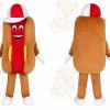Hot Dog Food Mascot Costume Adult Halloween Costume