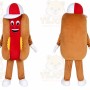 Hot Dog Food Mascot Costume Adult Halloween Costume