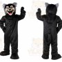 Huge Black Wolf Mascot Costume
