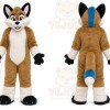 Husky Dog Fox Fursuit Furry Mascot Costume