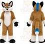 Husky Dog Fox Fursuit Furry Mascot Costume