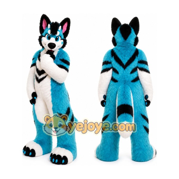 Husky Dog Fursuit Costumes Animal Mascot for Adults