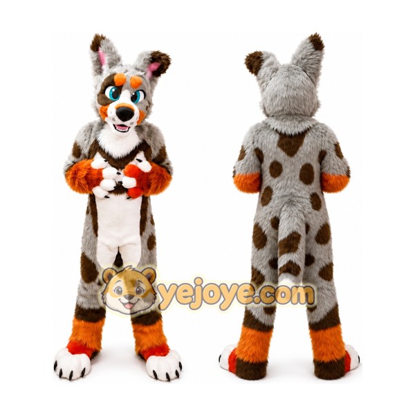 Husky Dog Wolf Fursuit Costumes Animal Mascot for Adults