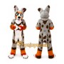 Husky Dog Wolf Fursuit Costumes Animal Mascot for Adults