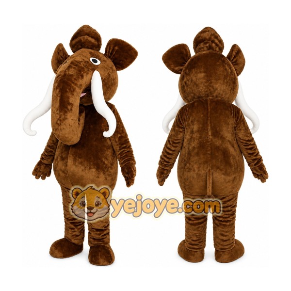 Ice Age Mammoth Mascot Costume for Adults