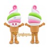 Ice Cream Mascot Costume Delicious Ice Cream Mascot Costume Delicious