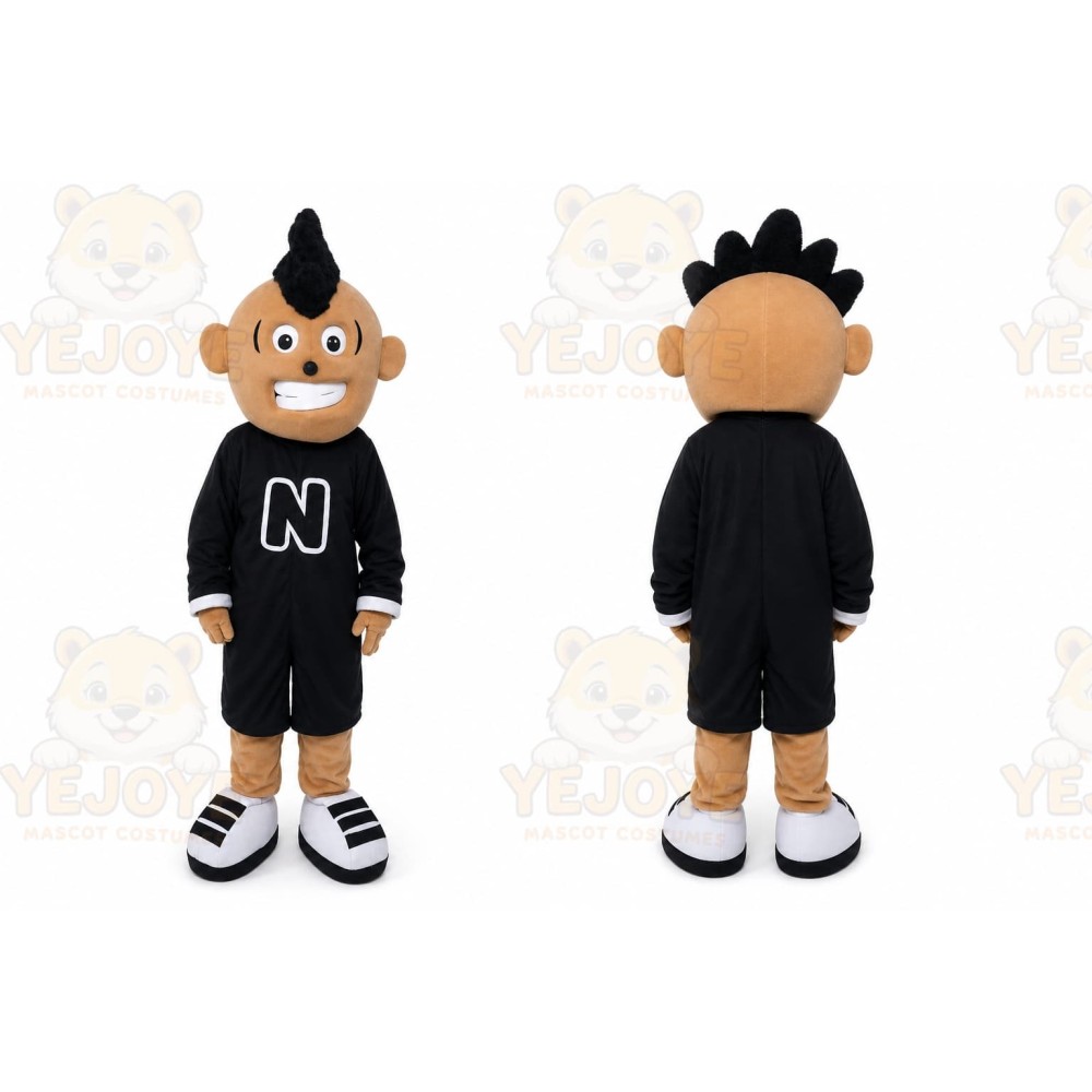 Bad Guy Boy Mascot Costume