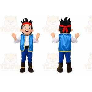 Jake Neverland Narrowly Pirate Mascot Costume