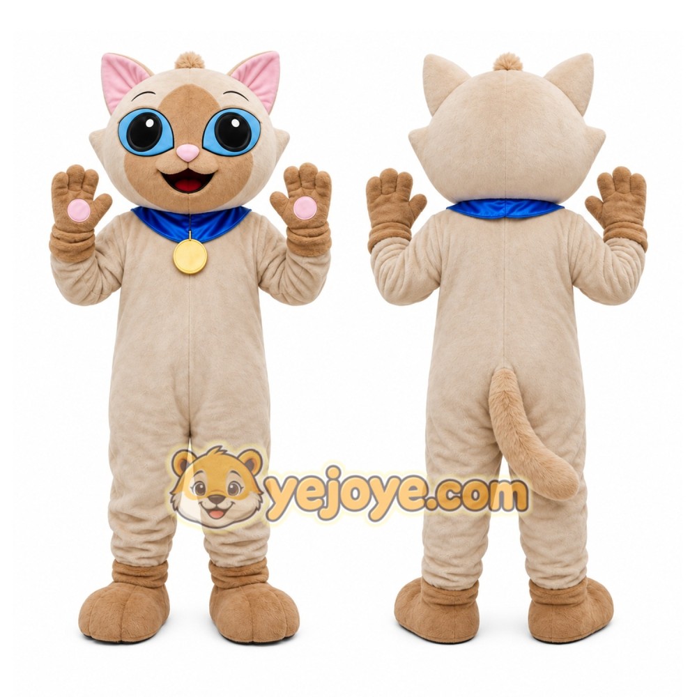 Kindergarten Cat Mascot Costume Kindergarten Cat Mascot Costume