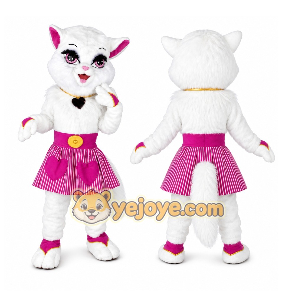 Kitty Cat Mascot Costume Cartoon Character Kitty Cat Mascot Costume Cartoon Character