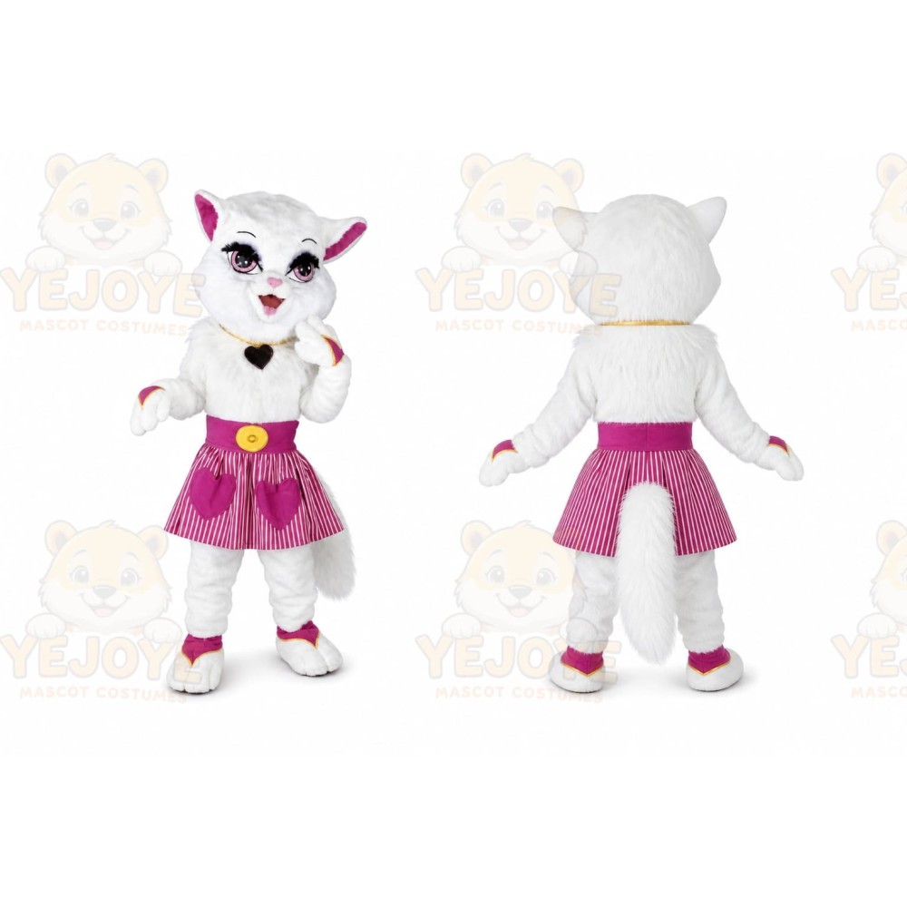 Kitty Cat Mascot Costume Cartoon Character