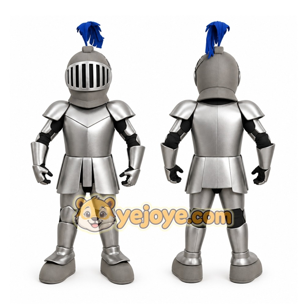 Knight In Shining Armour Mascot Costume Knight In Shining Armour Mascot Costume