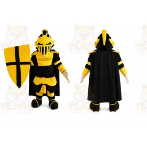 Knight Lancer Mascot Costume Cartoon Character
