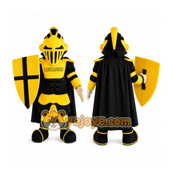 Knight Lancer Mascot Costume Cartoon Character