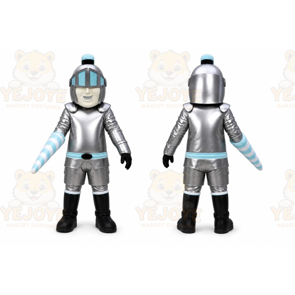 Knight Mascot Costume Lanceer Trojan Costume