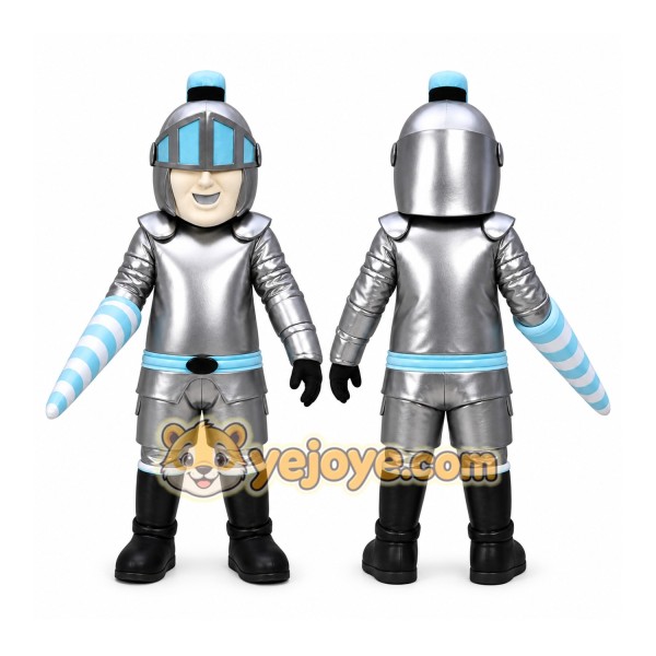 Knight Mascot Costume Lanceer Trojan Costume