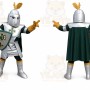 Knight St Norbert Mascot Costume