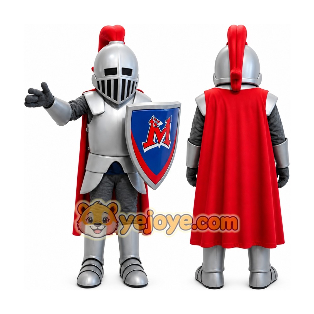 Knight Warrior Mascot Costume Knight Warrior Mascot Costume