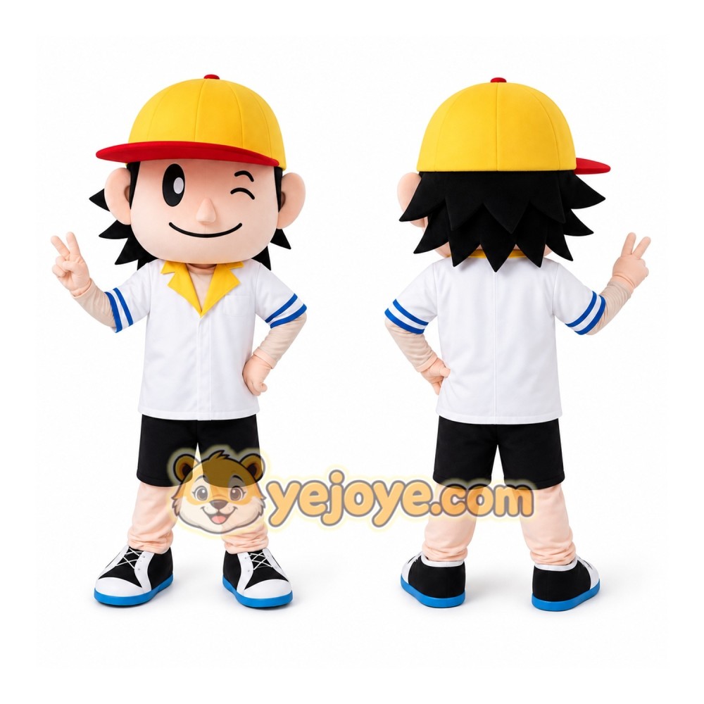 Baseball Boys Plush Cartoon Character Mascot Costume Baseball Boys Plush Cartoon Character Mascot Costume
