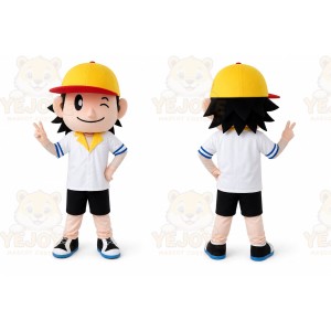 Baseball Boys Plush Cartoon Character Mascot Costume