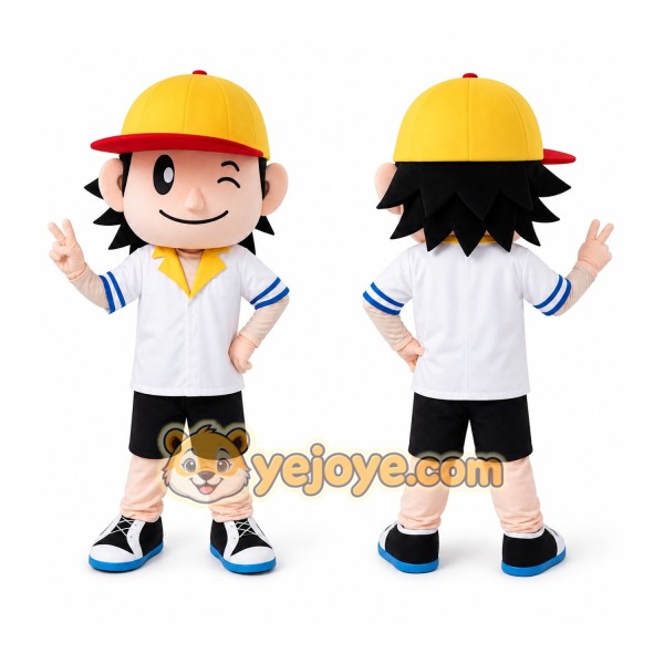 Baseball Boys Plush Cartoon Character Mascot Costume
