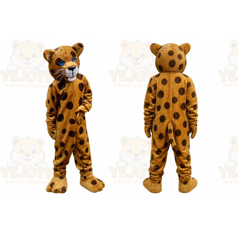 Leopard Cartoon Mascot Costume