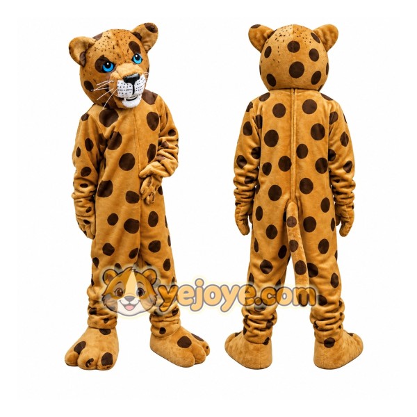 Leopard Cartoon Mascot Costume