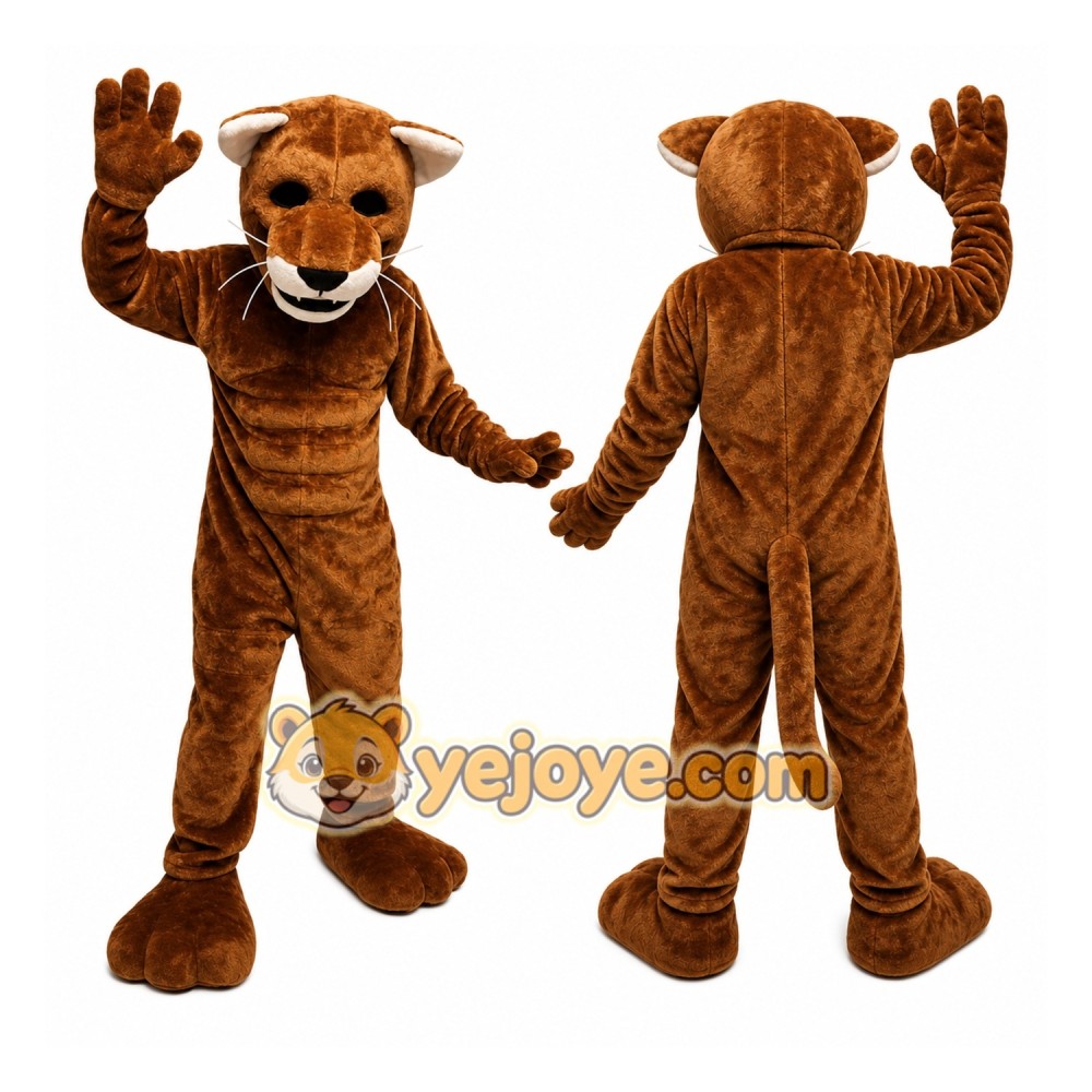 Leopard Cheer Mascot Costume Leopard Cheer Mascot Costume