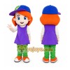 Baseball Girl Mascot Costume Red Hair Baseball Girl Mascot Costume Red Hair