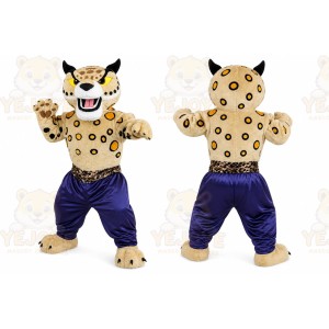 Leopard Panther Cheetah Mascot Costume