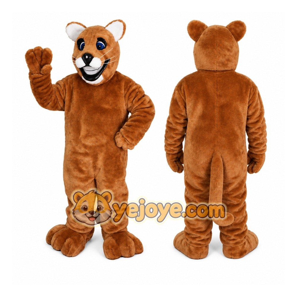 Leopard Panther Cougar Mascot Costume Leopard Panther Cougar Mascot Costume