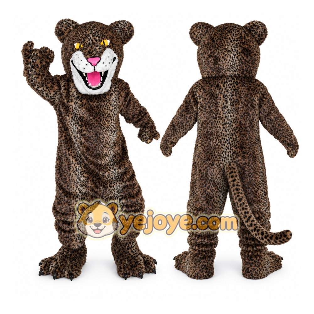 Leopard Panther Jaguar Cougar Mascot Costume Leopard Panther Jaguar Cougar Mascot Costume