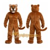 Leopard Power Cat Cougar Mascot Costume Leopard Power Cat Cougar Mascot Costume