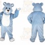 Light Blue Bear Mascot Costume