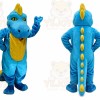 Light Blue Dino Mascot Dinosaur Costume