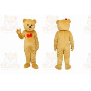 Light Brown Funny Bear Animal Mascot Costume