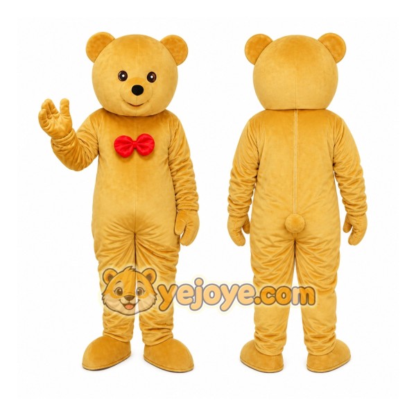 Light Brown Funny Bear Animal Mascot Costume