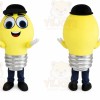 Light Bulb Mascot Costume Cartoon Character