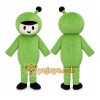 Green Antenna Character Mascot Costume Green Antenna Character Mascot Costume