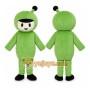Green Antenna Character Mascot Costume
