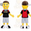 Light Lamp Bulb Boy Mascot Costume