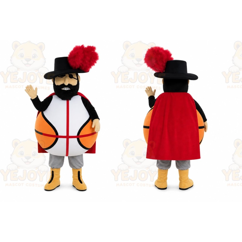 Basketball Pirate Mascot Costume