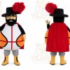 Basketball Pirate Mascot Costume