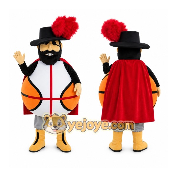 Basketball Pirate Mascot Costume