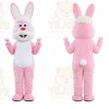 Light Pink Easter Bunny Bug Rabbit Mascot Costume
